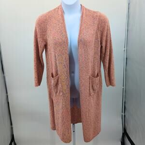 Chic Soul Sweater Womens 1X Pink Knit Cardigan Feminine Romantic Casual Coquette